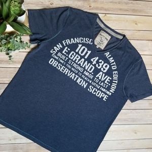 Angelo Litrico - Print T-shirt with V neckline